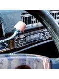 1-DIN Retro Autoradio Zwart Bluetooth USB-C