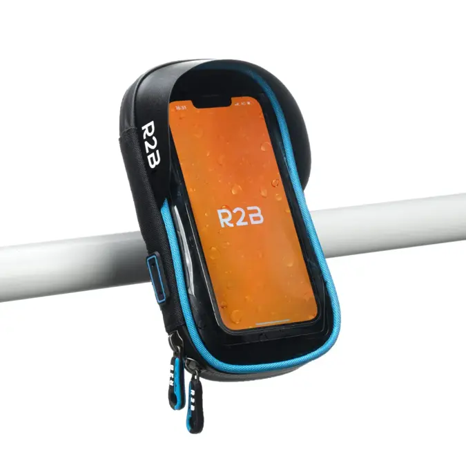 R2B Telefoonhouder Fiets Waterdicht Blauw