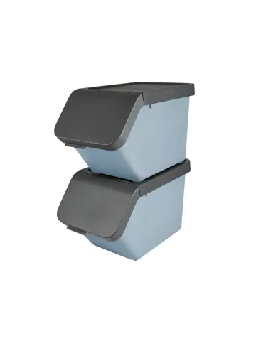 Sigma home - Prullenbak + deksel 30L - 2-dlg