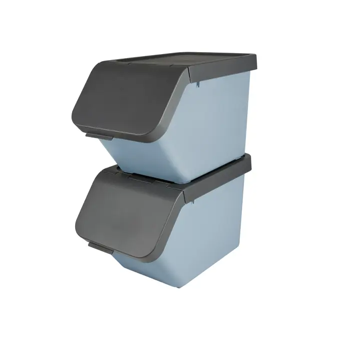 Sigma home - Prullenbak + deksel 30L - 2-dlg