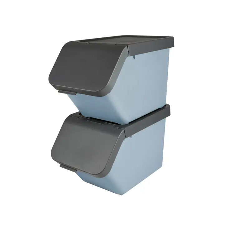 Sigma home - Prullenbak + deksel 30L - 2-dlg
