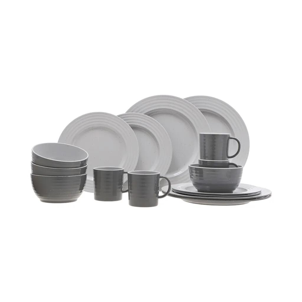 Travellife  Rota serviesset grey 16-delig  Gray