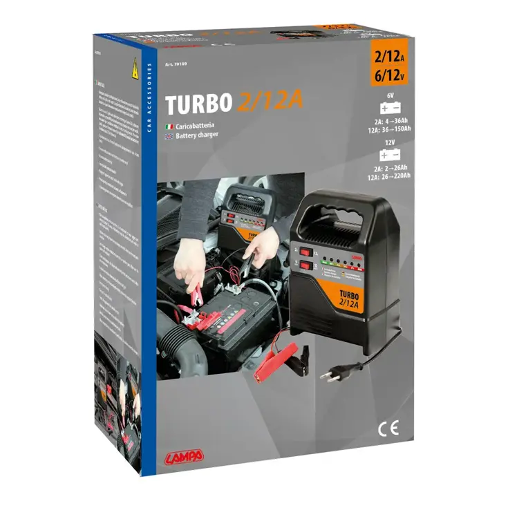 Acculader turbo 6-12V 2-12A