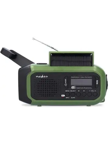 Noodradio – DAB+ / FM – Opwindbaar & Batterijen