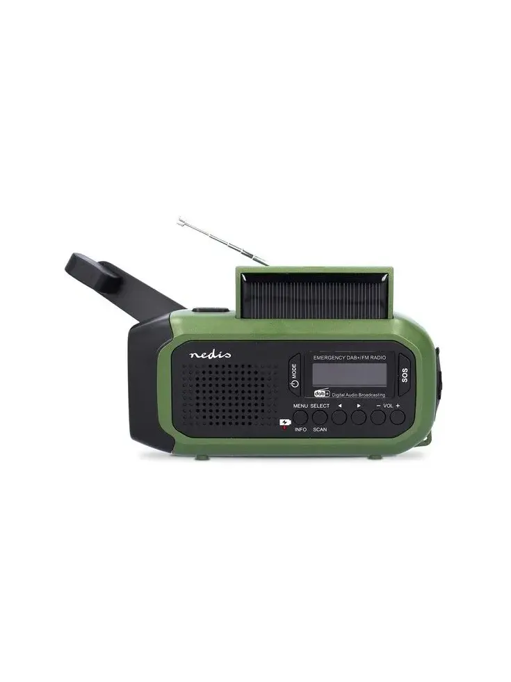 Noodradio – DAB+ / FM – Opwindbaar & Batterijen