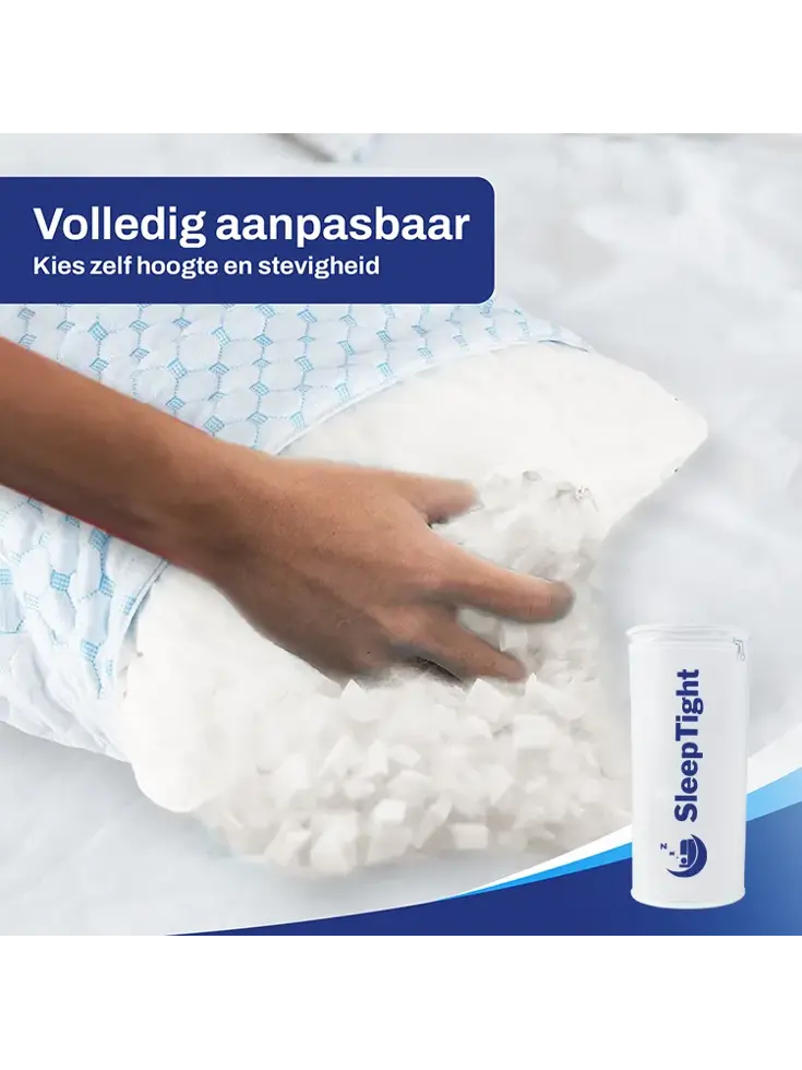 Sleeptight Hoofdkussen Verstelbaar Traagschuim