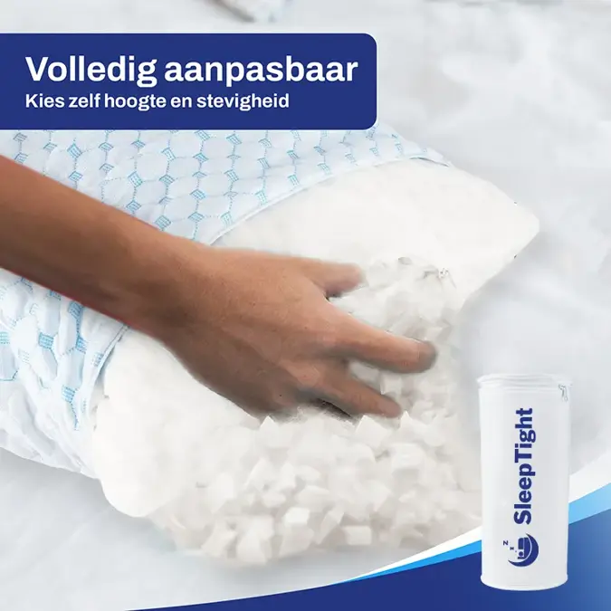 Sleeptight Hoofdkussen Verstelbaar Traagschuim
