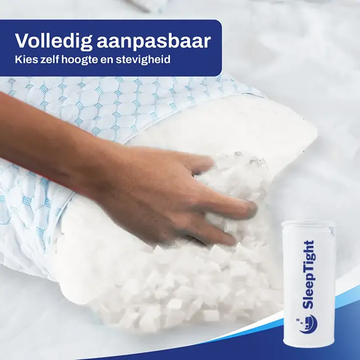 Sleeptight Hoofdkussen Verstelbaar Traagschuim
