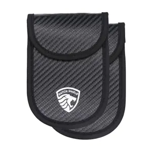2 x RFID Autosleutel Hoesje Anti-Skim Carbon Style