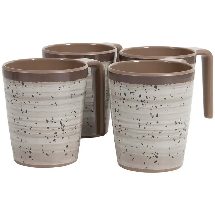 Bo-Camp Mok Halo L Melamine 4 Stuks