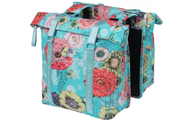 Basil Dubbele Fietstas Bloom Field 35 Liter