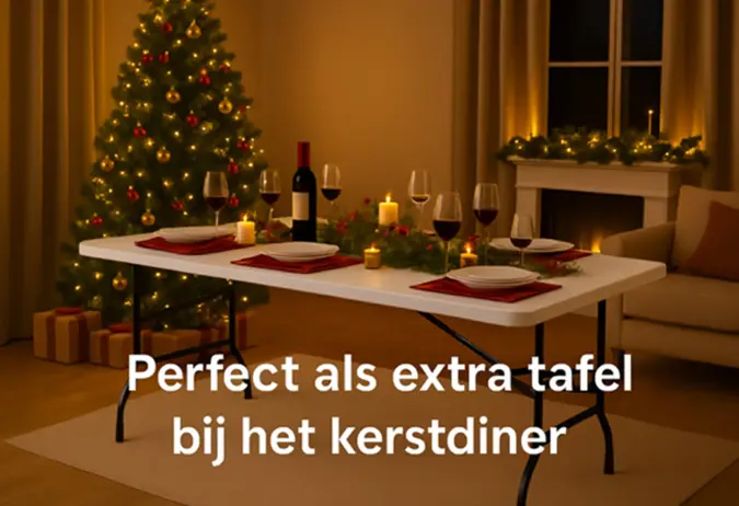 HEM Campingtafel inklapbaar 180x70 cm - White