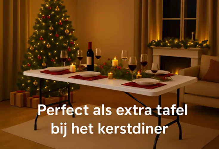 HEM Campingtafel inklapbaar 180x70 cm - White