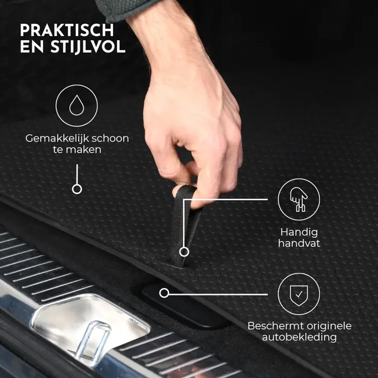 Rubber Kofferbakmat voor Volkswagen Arteon