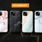 R2B iPhone 13 Hoesje Marmer + Screenprotector