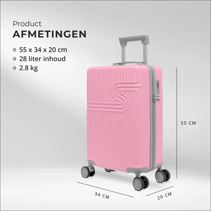 Handbagage koffer 55cm - 28L