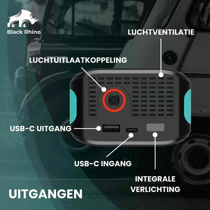 Black Rhino AeroBoost T-3 Autobanden Pomp