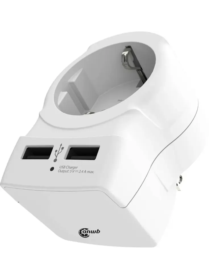 Adapter USA USB 2x - ANWB