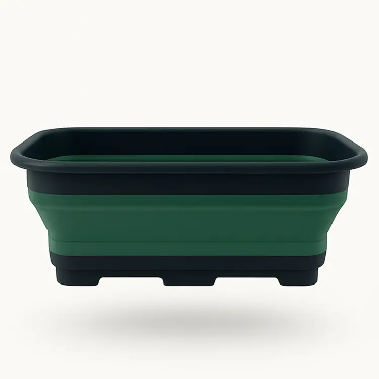 Afwasbak - 8L Groen - Opvouwbaar -