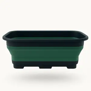 Afwasbak - 8L Groen - Opvouwbaar - Hem