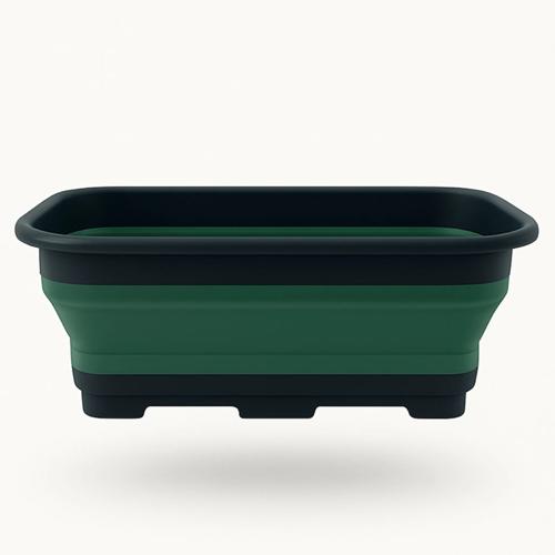 Afwasbak - 8L Groen - Opvouwbaar -