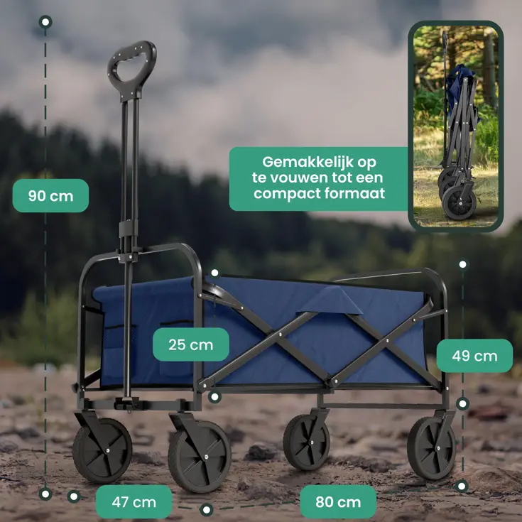 Bolderkar Opvouwbaar