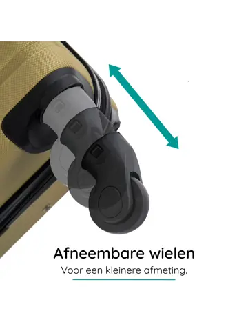 Reiskoffer S ABS 39L met TSA-slot en 360° wielen