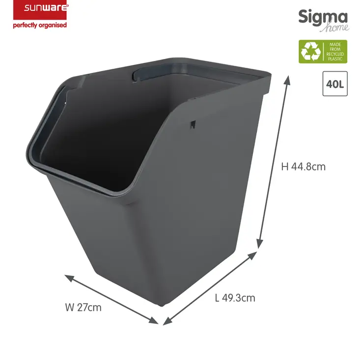 Sunware Sigma home sorteerunit 40 L- 3 dlg