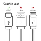 USB-C naar USB-C kabel - 0,5 meter