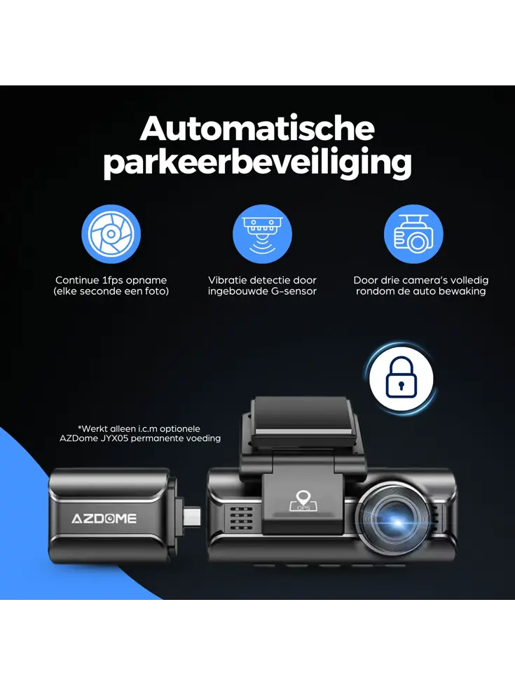 M770 Pro 3CH 4K Wifi GPS 64gb dashcam