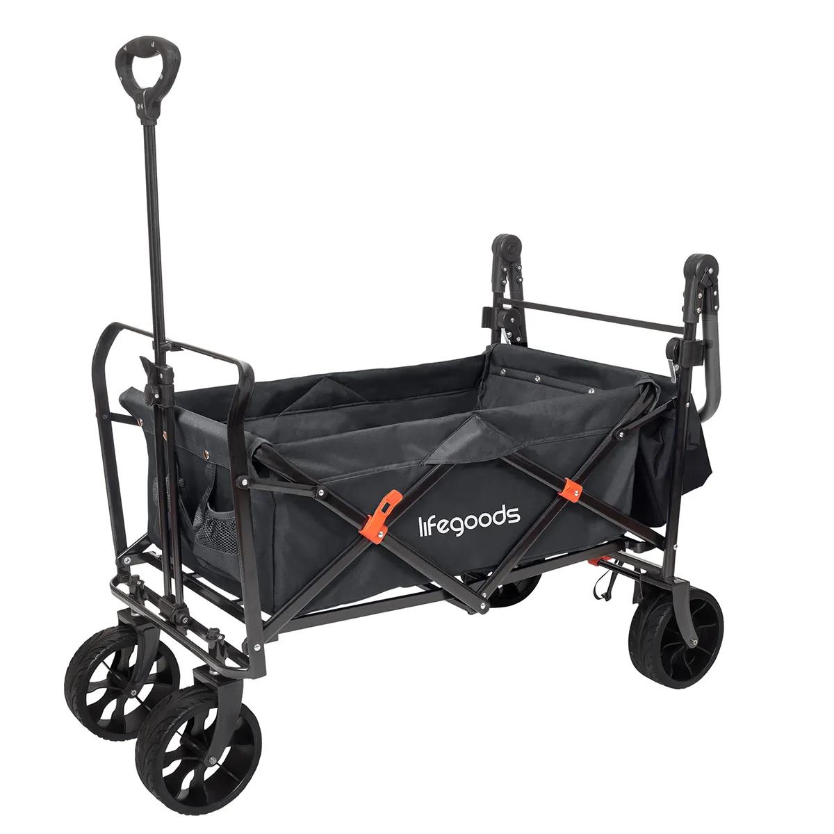 Lifegoods  Bolderkar  Tot 120KG  90L  Gray