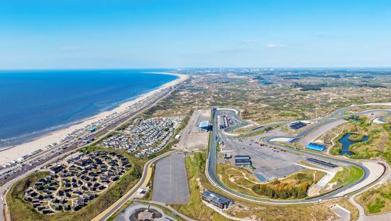 Zandvoort met racecircuit.