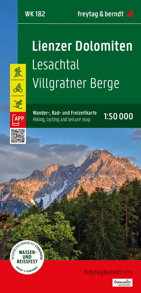 Wandelkaart WK182 Lienzer Dolomiten