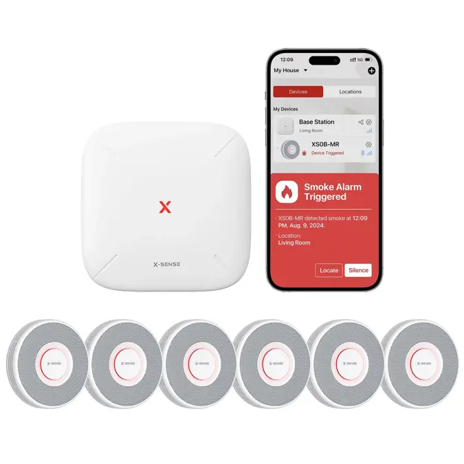 Link+ Pro bundel 6 Voice rookmelders