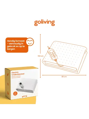 Elektrische Onderdeken 2-Pers. - 150 x 80cm