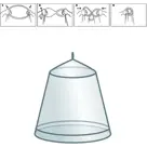 Geïmpregneerde Klamboe Pop out Pyramide Model