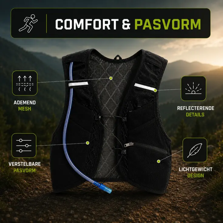 RUN Active 4 - Drinkvest - Lichtgewicht