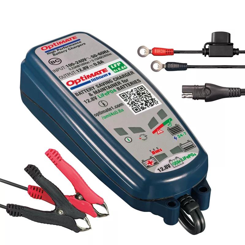 Optimate  Lithium 4S 12,8/13,2V 8-staps 0.8 Amp Acculader / t main product image