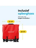 Bolderkar - Opvouwbaar -  80 KG