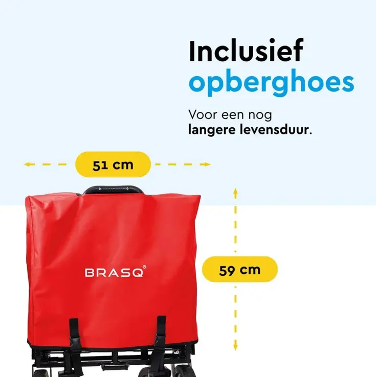 Bolderkar - Opvouwbaar -  80 KG
