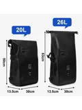 3-in-1 Waterdichte Rolltop Fietstas 20-26L