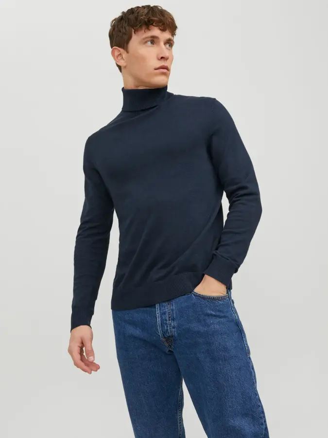 Heren Emil Knit Roll Neck  Jack & Jones