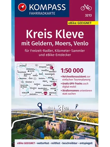 Fietskaart FK 3213 Kreis Kleve