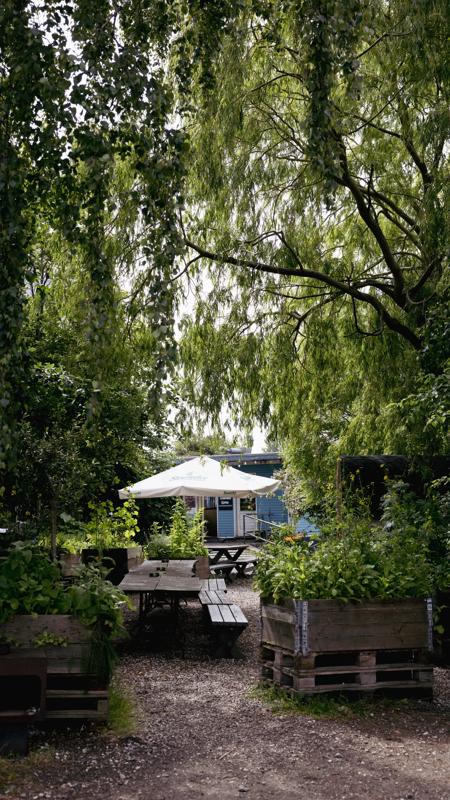 Picknick tafels bij La Banchina, Kopenhagen