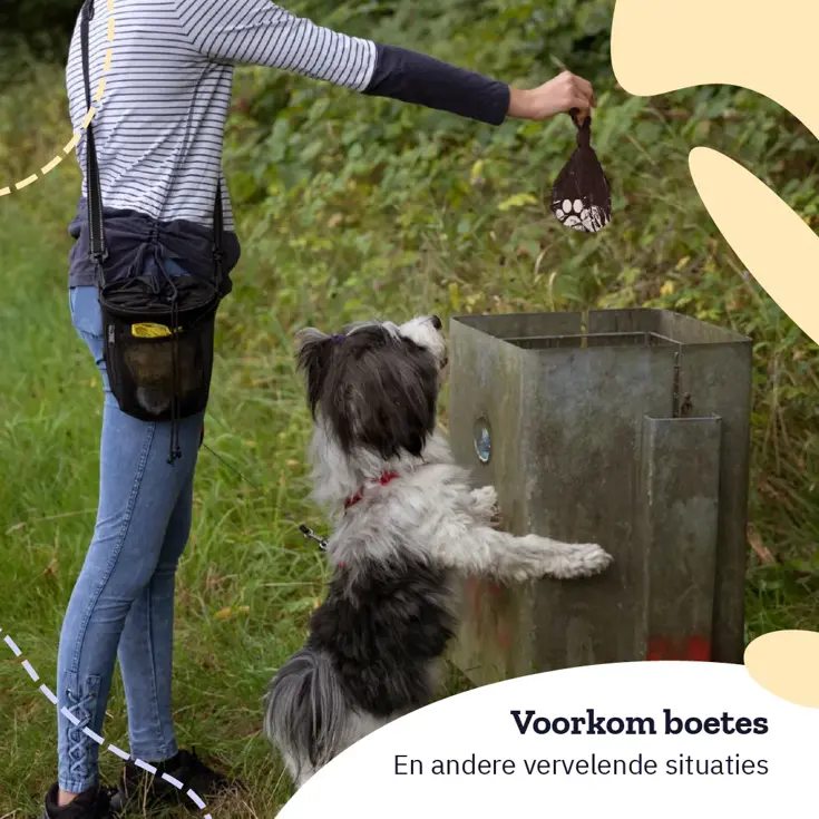 Hondenpoepzakjes houder