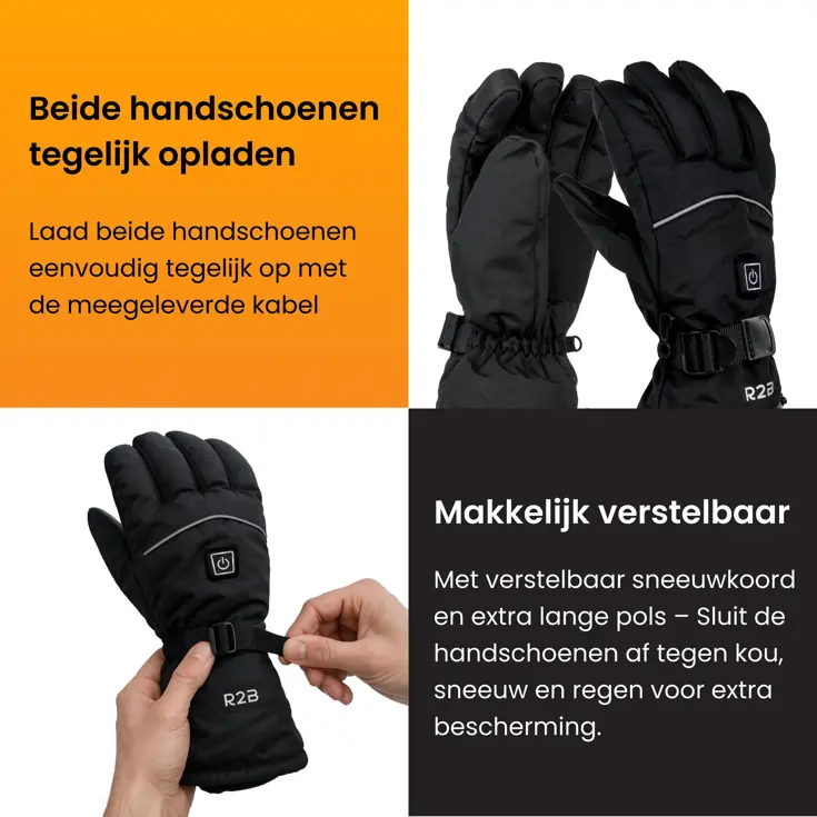 Verwarmde Handschoenen oplaadbaar