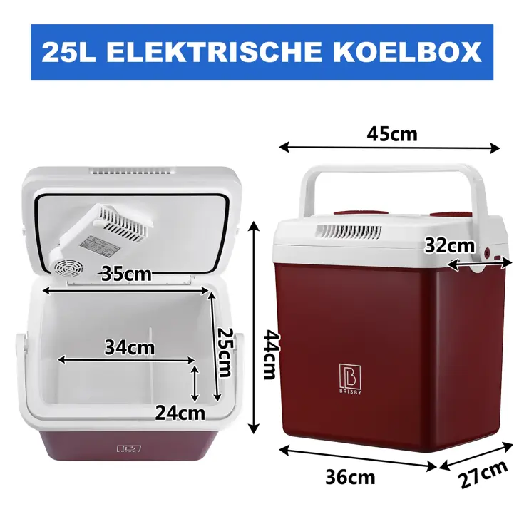 Elektrische Koelbox - 25L - 12V/230V