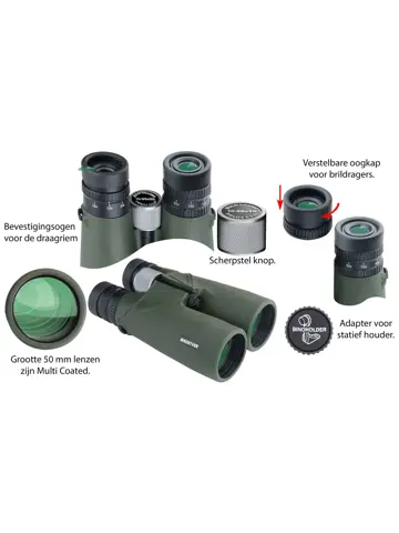 Verrekijker Zoom 10-20 x 50