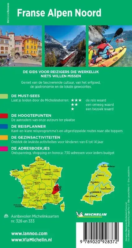 Michelin Reisgids Franse Alpen Noord