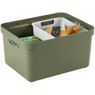 Sigma home - Opbergbox - 32L groen - 4-delig